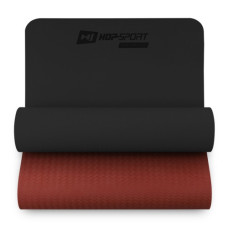 Килимок для фітнесу Hop-Sport HS-T006GM TPE black-red